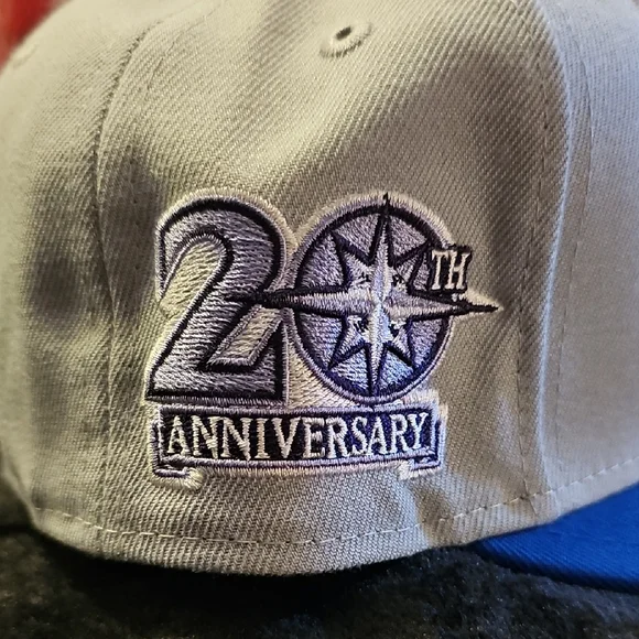 New Era Gray and Blue Hat - Picture 2 of 5